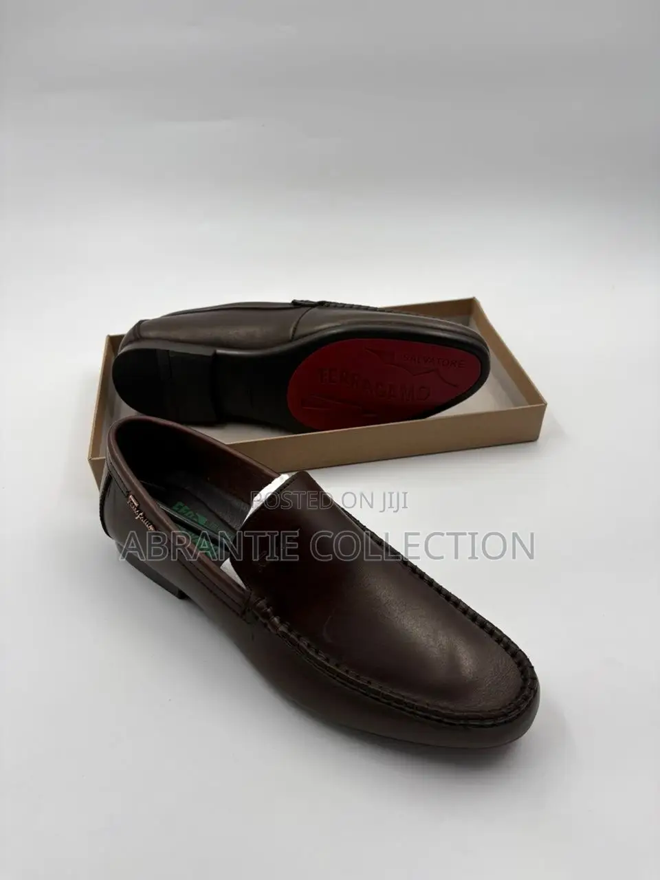 Ferragamo Loafers Shoes Coffee Available
