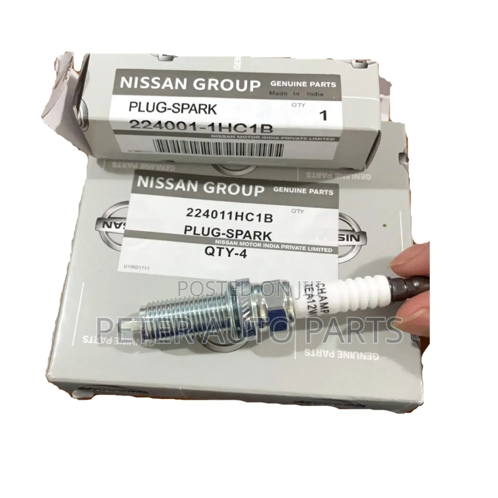 Nissan Versa 2014-16 Spark Plugs. Original.