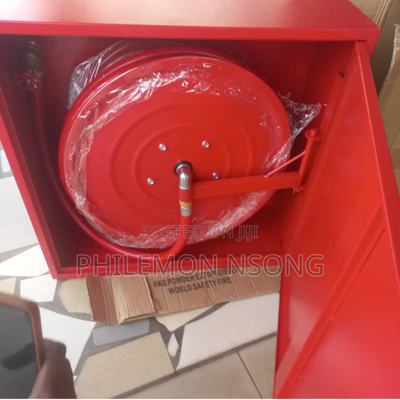 Fire Hose Reel With Cabinet (Set).