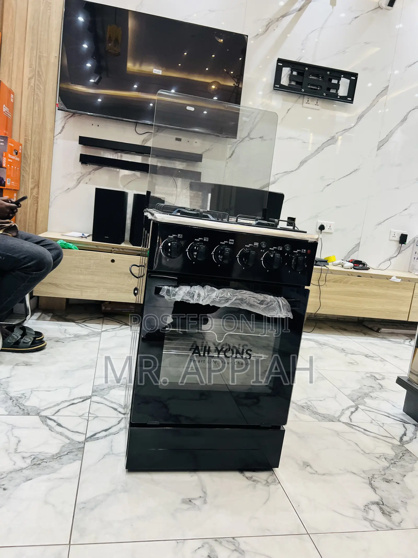 High Quality Ailyons 3 Gas With 1 Electric Burner With Oven(50x50) 