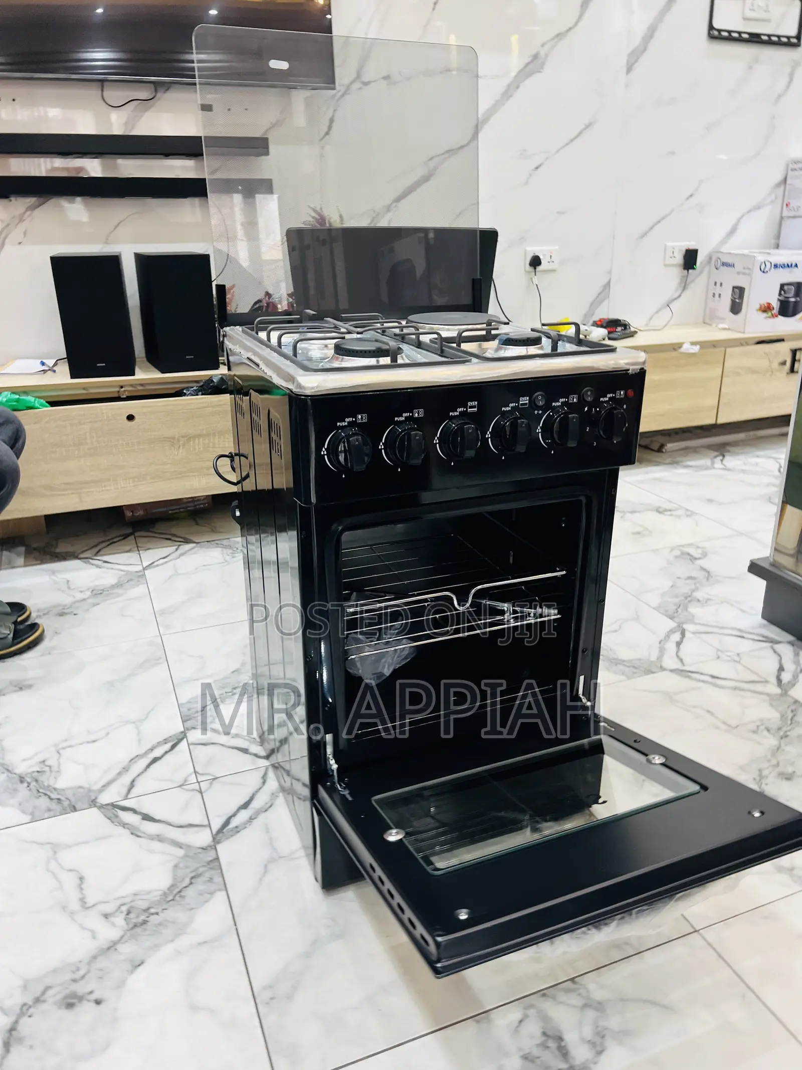 Original Ailyons 50x50 3 Gas With 1 Electric Burner With Grill 