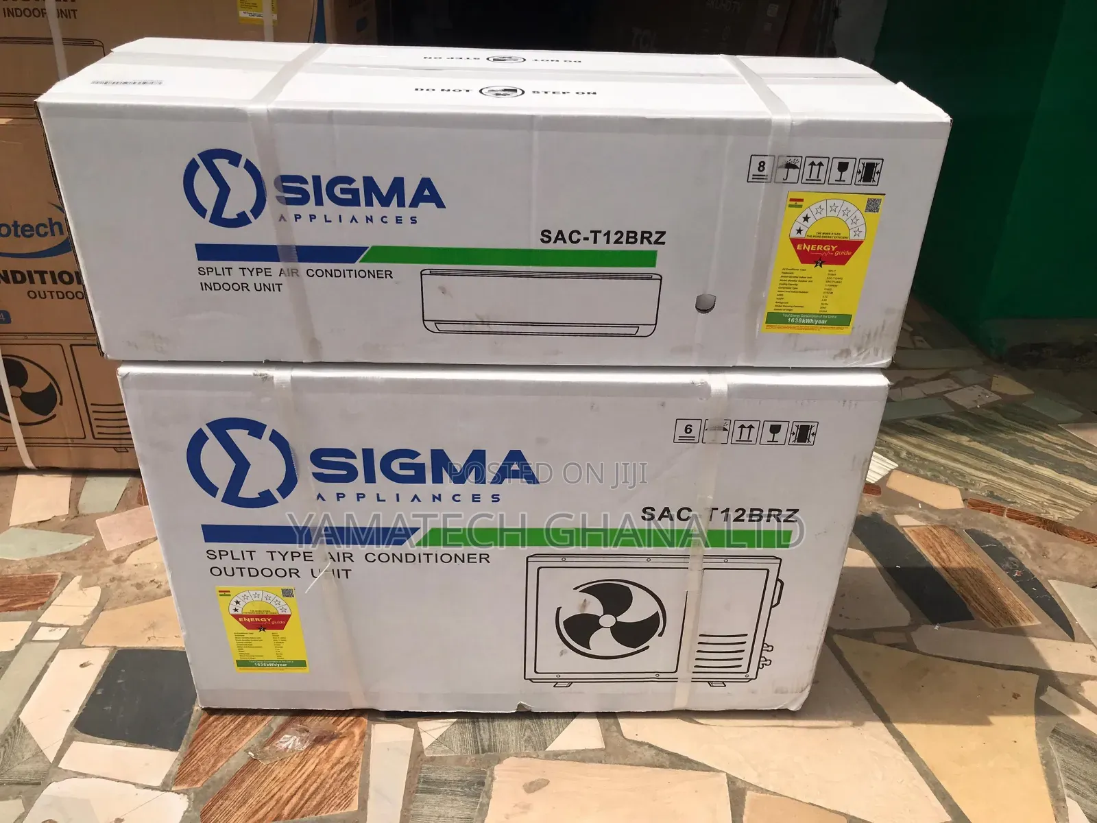 Energy Saving Fast Cooling Sigma 1.5hp R410a Split Ac