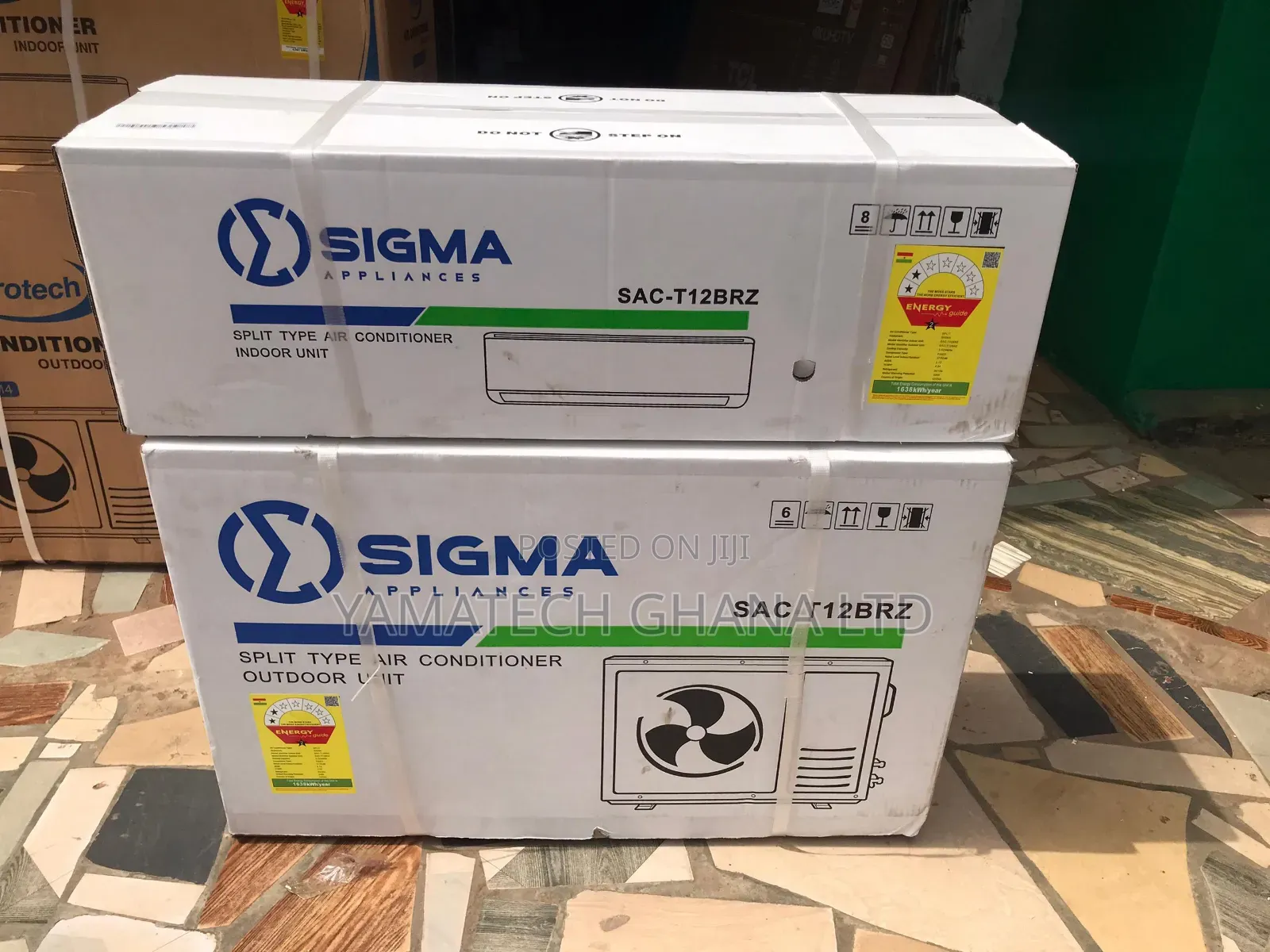 Energy Saving Fast Cooling Sigma 1.5hp R410a Split Ac