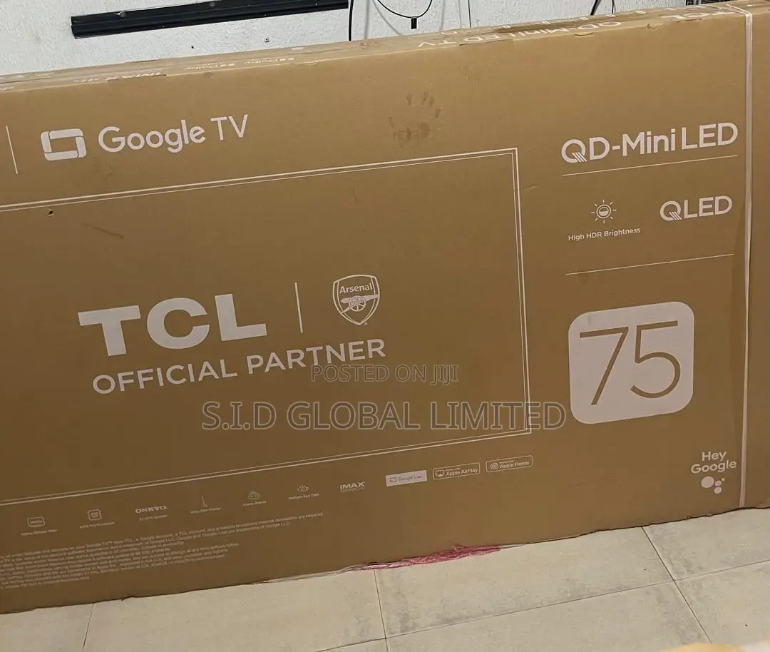 Sleek Design Stunning Picture Tcl 75c6k Qd-mini Led Tv