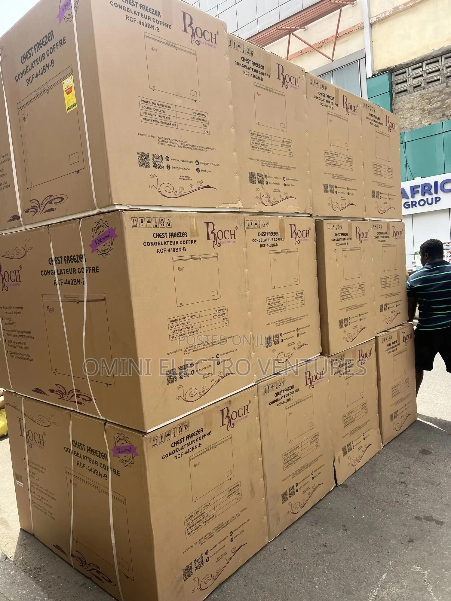 Brand New Roch 380 Liters Chest Freezer