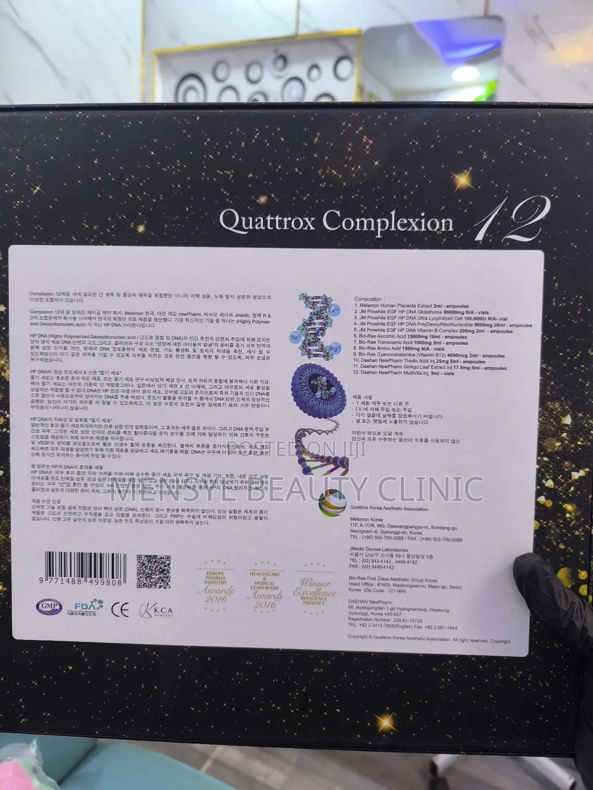 Quattrox Complexion 12 Skin Whitening Iv Drop Repair Damage Skin