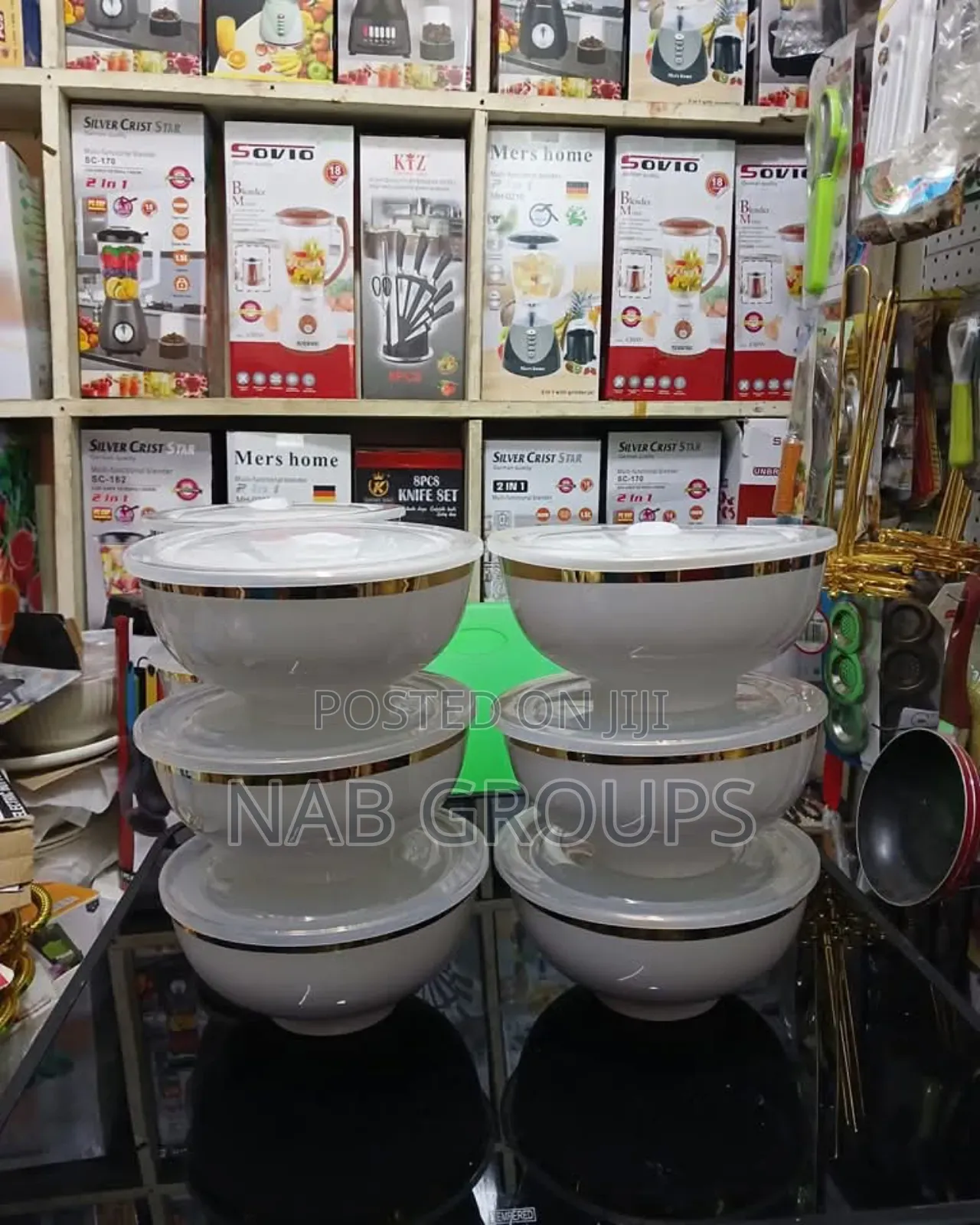 3pcs Fufu Bowls