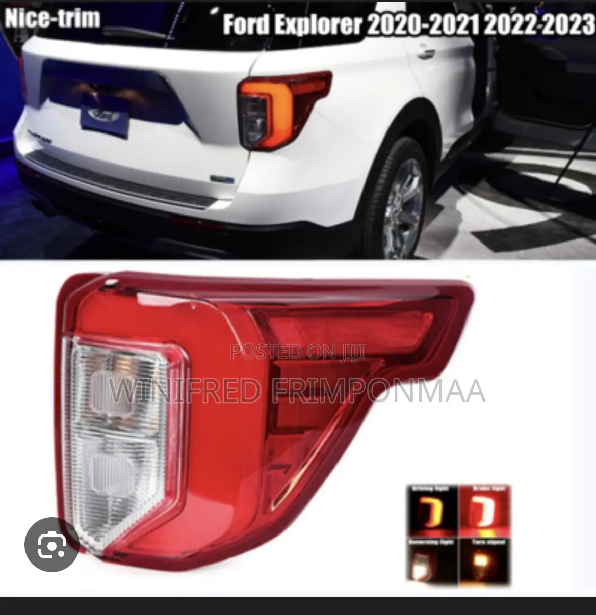 Explorer 2020 Tail Light