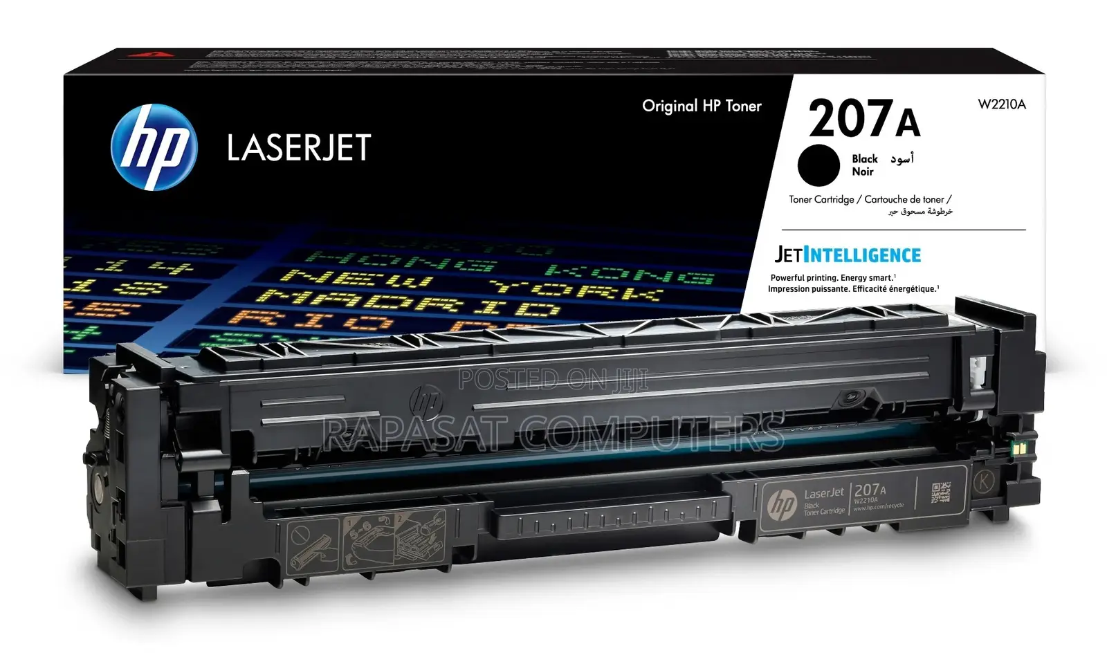 Hp 207a Original Black Toner Cartridge - (W2210a)