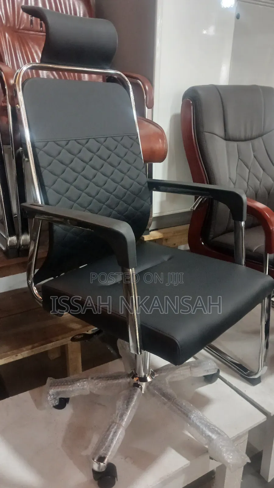 Leatherette High Back Office Chairs