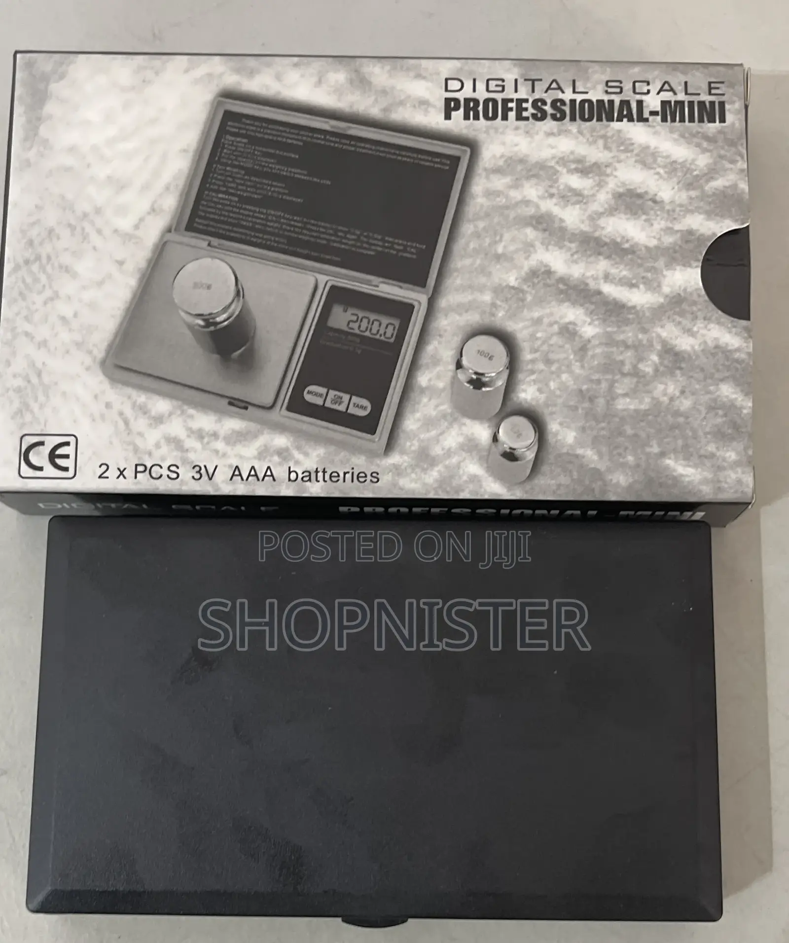 Pocket Scale Micro 0.01g to 200g Black