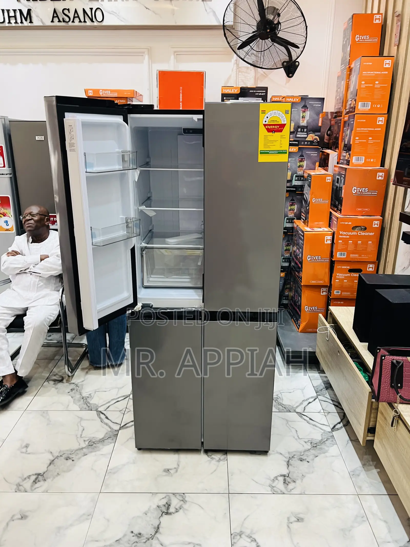 Fast Cooling Nasco Nasf-400fdr1 Side by Side Electric Refrigerator 