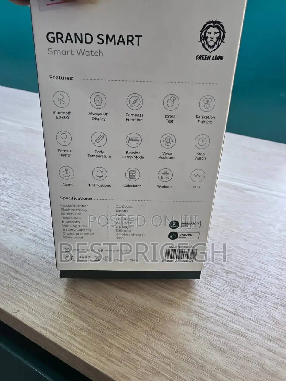 Green Lion Grand Smart Watch