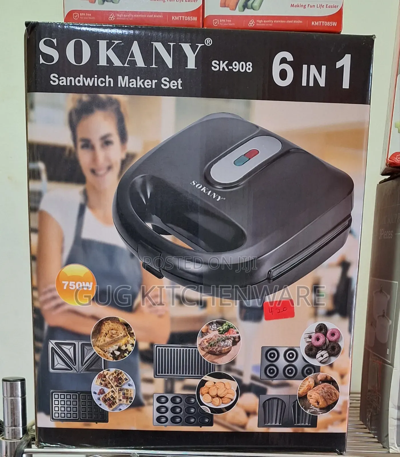 Sokany 6 In 1 Sandwich Maker