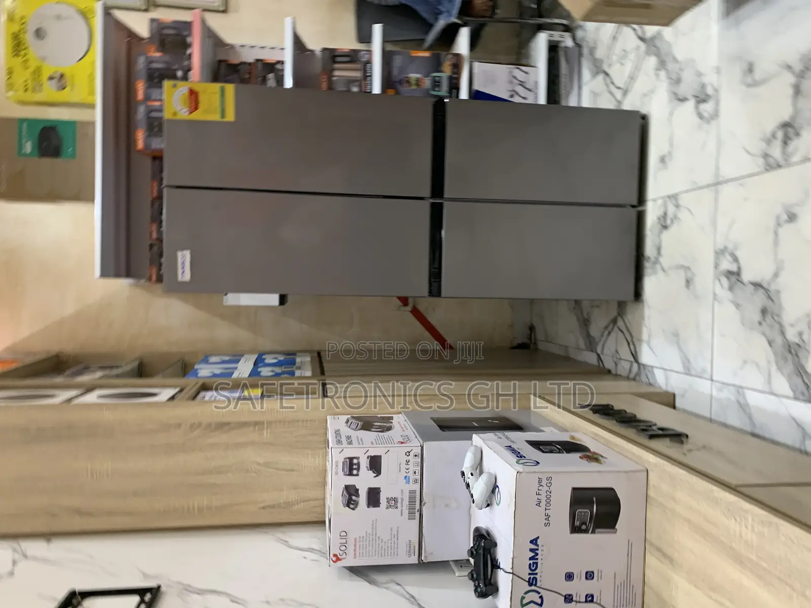 Exclusive Nasf-400fdr1 Grey Electric Nasco 4 Gas Cooker
