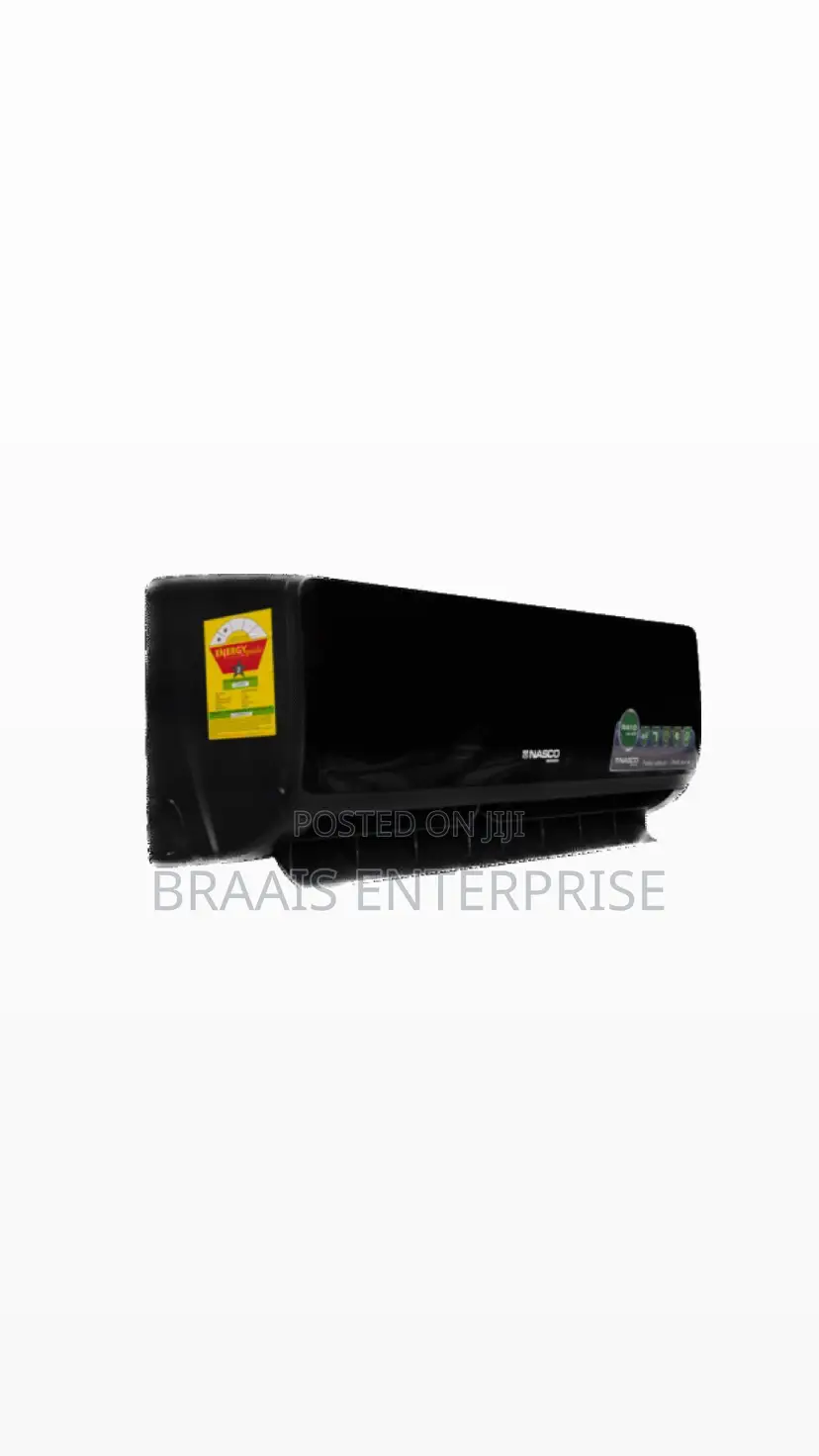 Nasco 1.5hp 2-Star R410 Split Air Conditioner| Black Design
