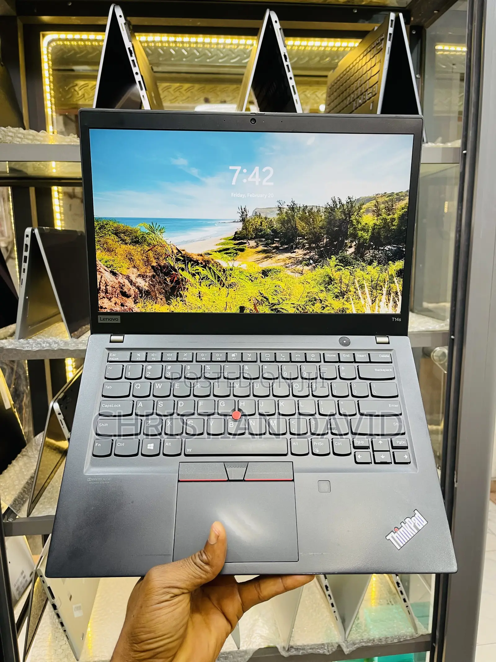 Laptop Lenovo Thinkpad T14s Gen 1 16GB Intel Core i7 SSD 16 GB