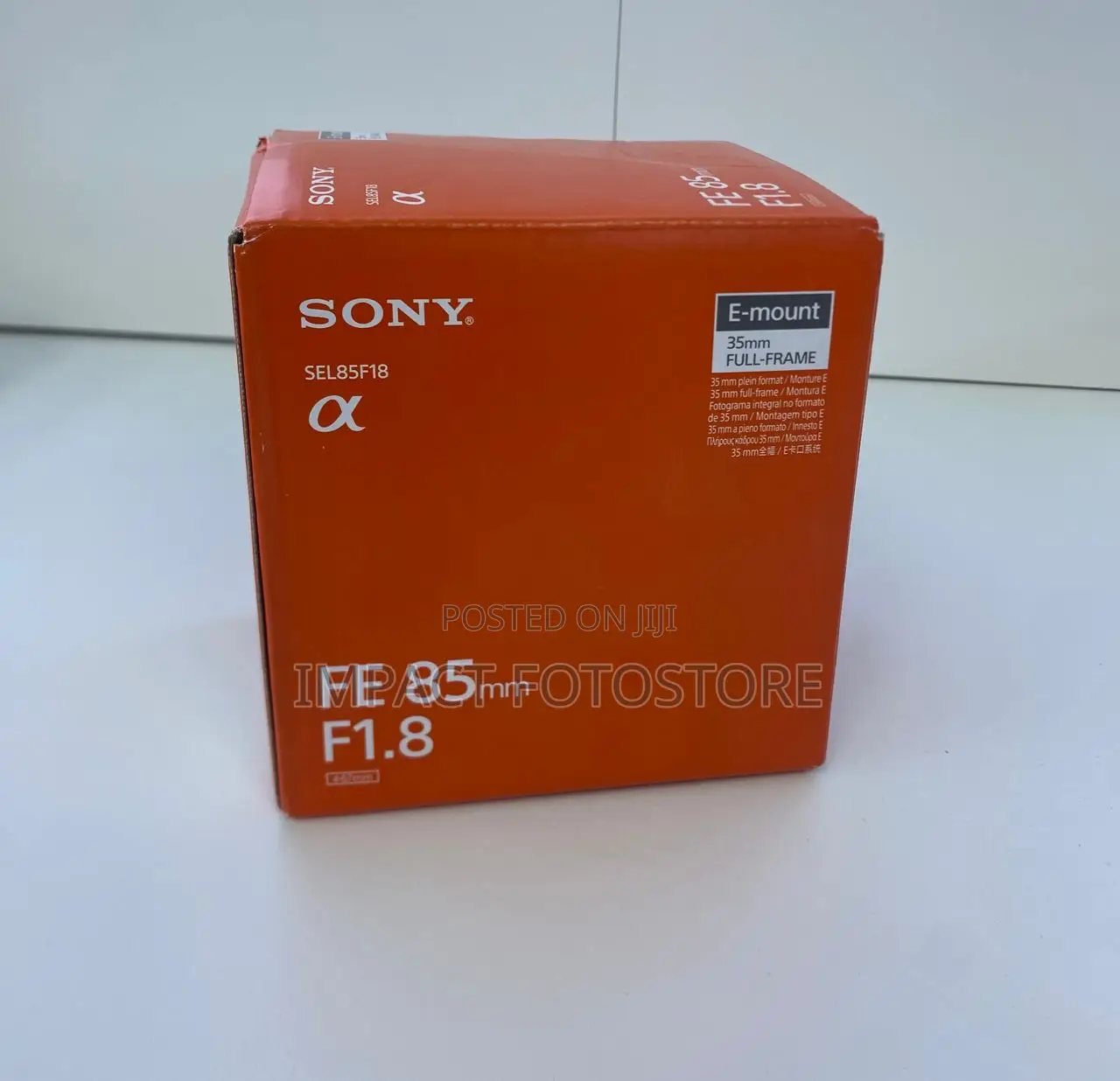 Sony Fe 85mm F/1.8 Lens