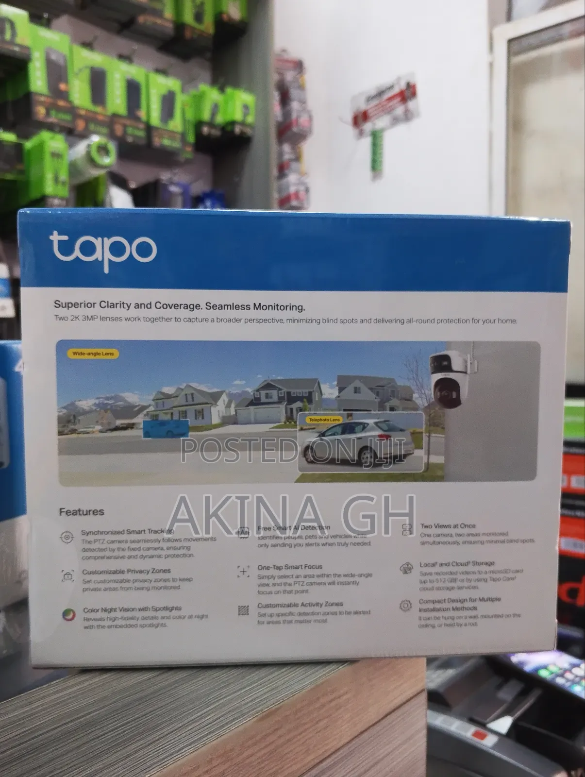 Tapo Outdoor Dual Lens Pan/Tilt Security Camera (Tapo C545d)