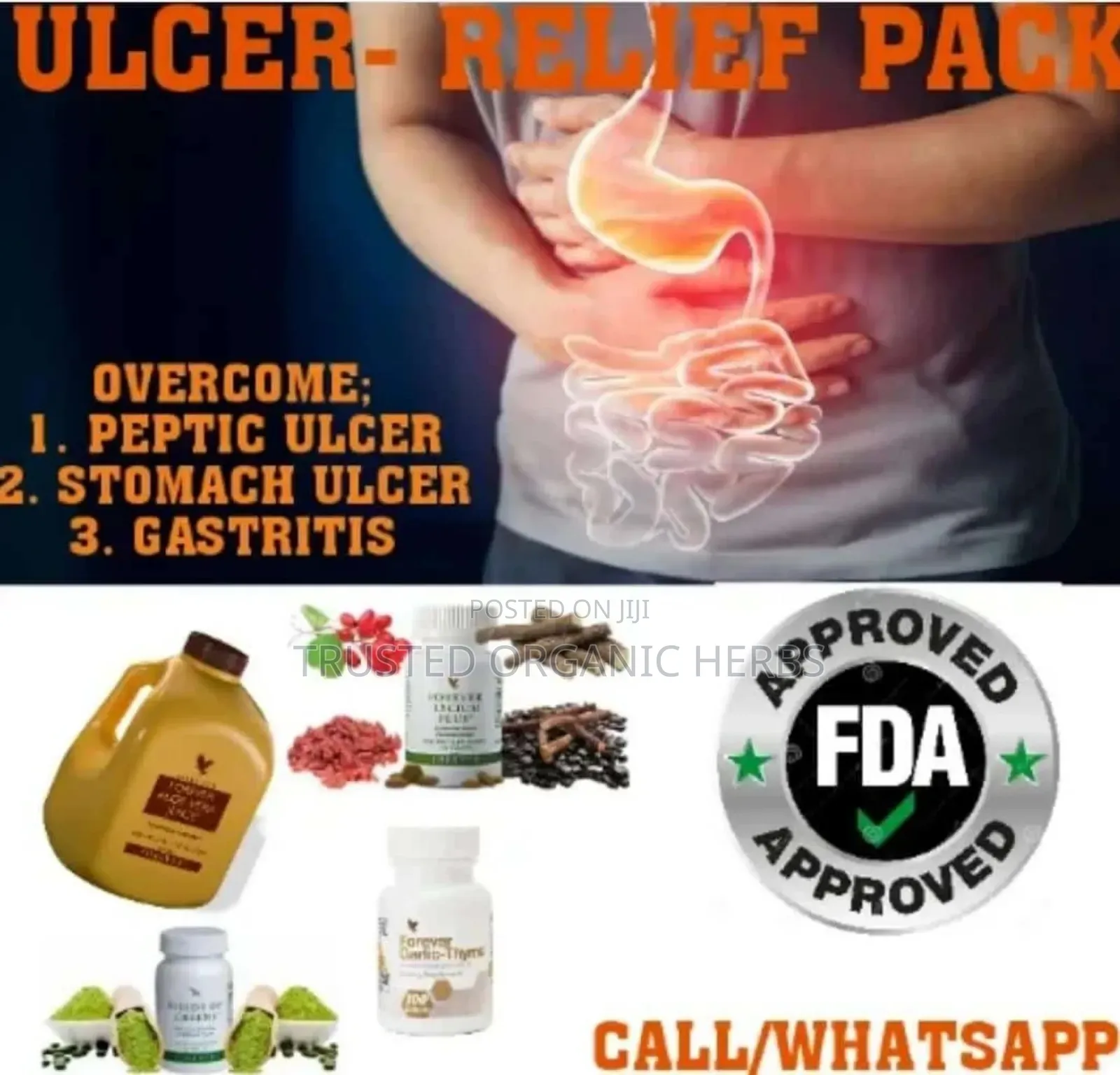 Organic Ulcer Relief Pack