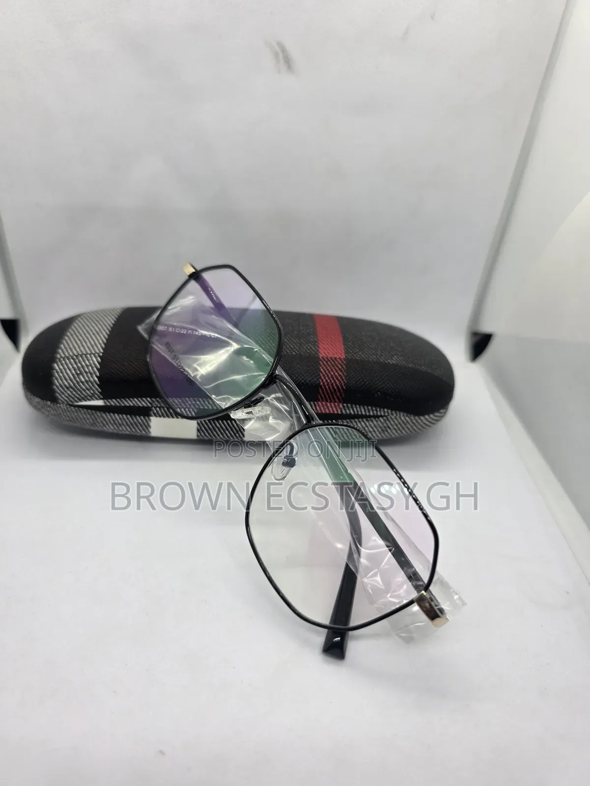 Geometric Blue Light Protection Glasses