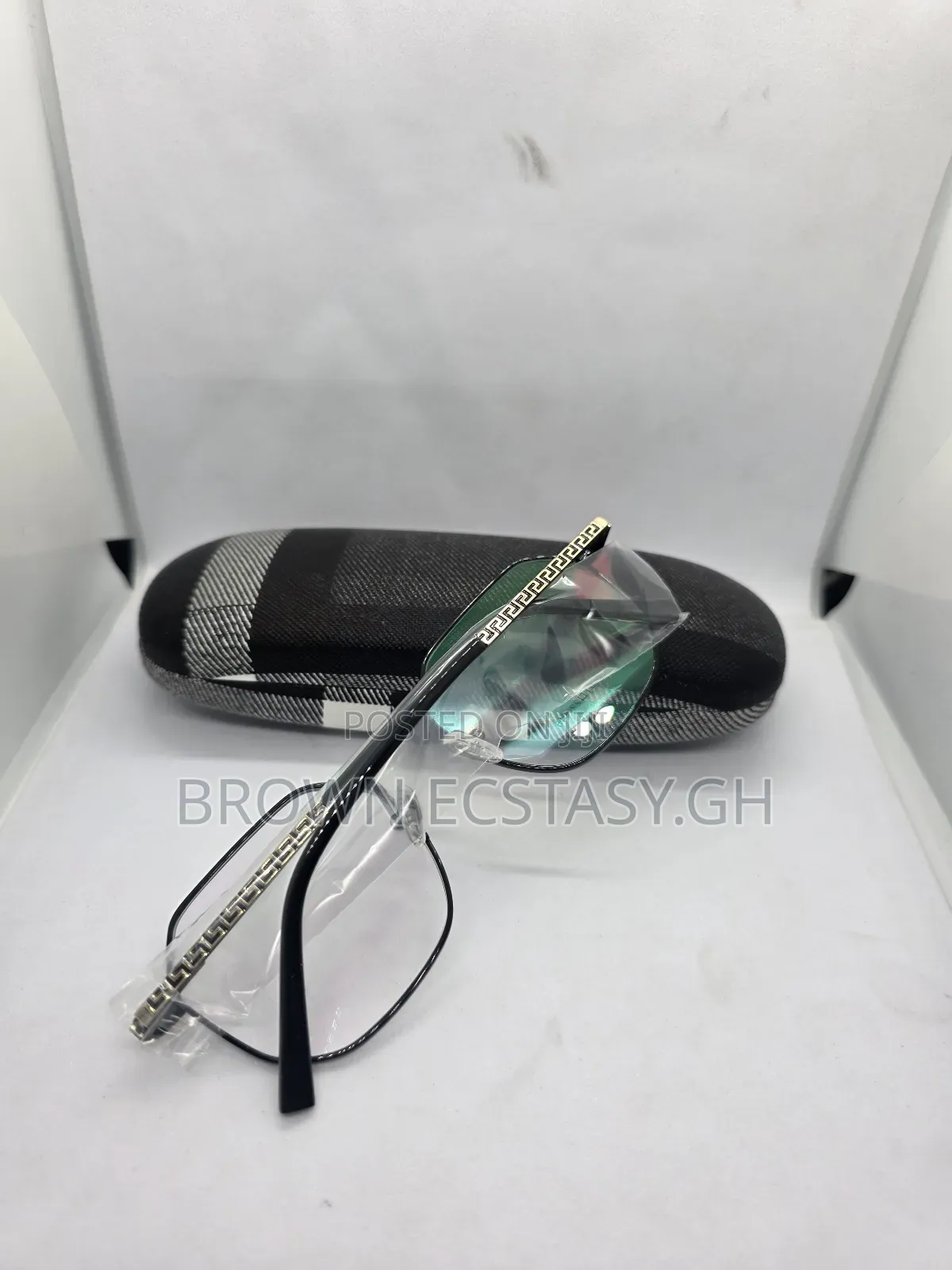 Geometric Blue Light Protection Glasses