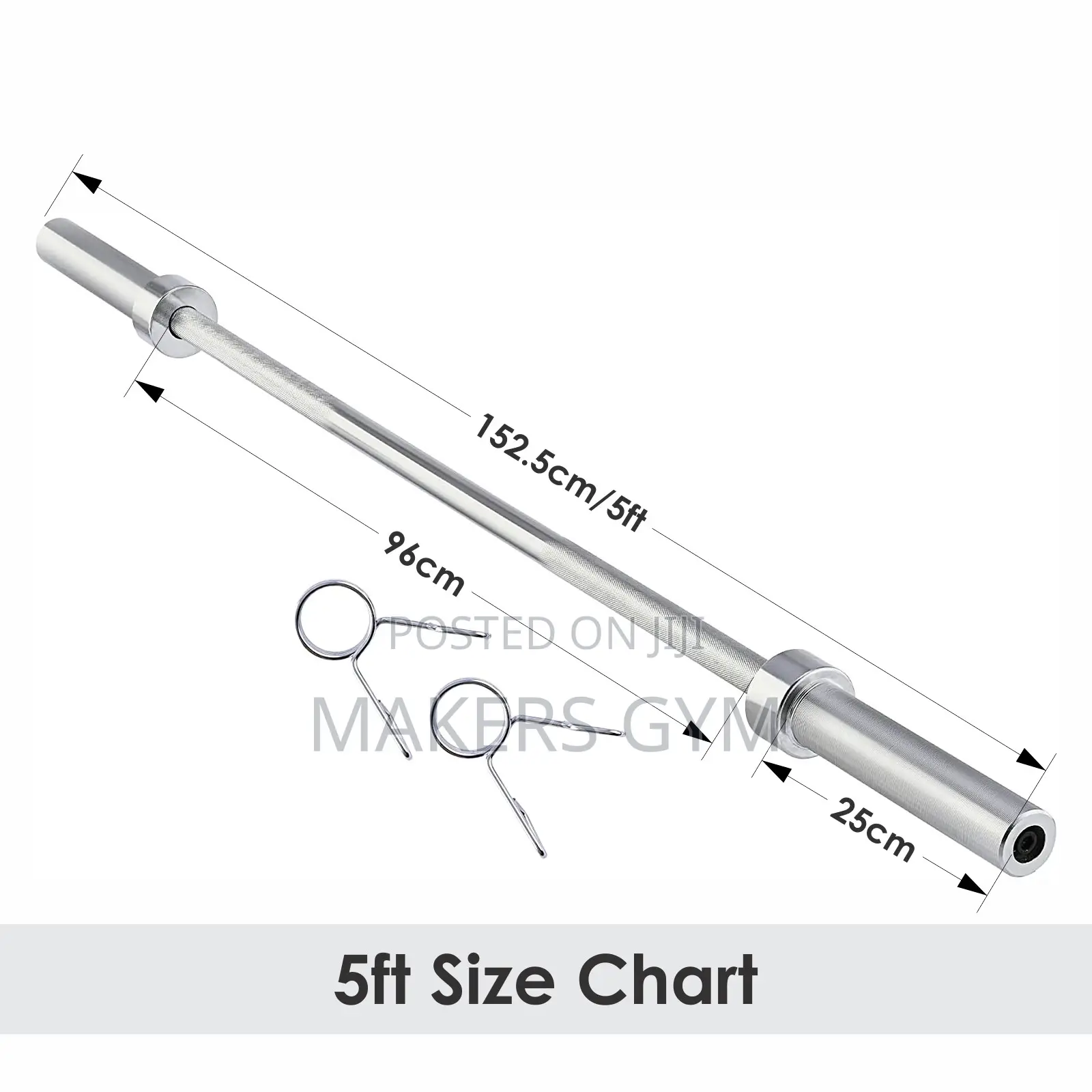 Olympic Weight Bar 5ft (Heavyweight)