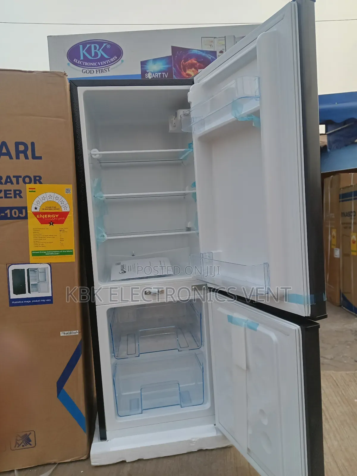 Pearl 95liter Double Door Refrigerator Bottom Freezer