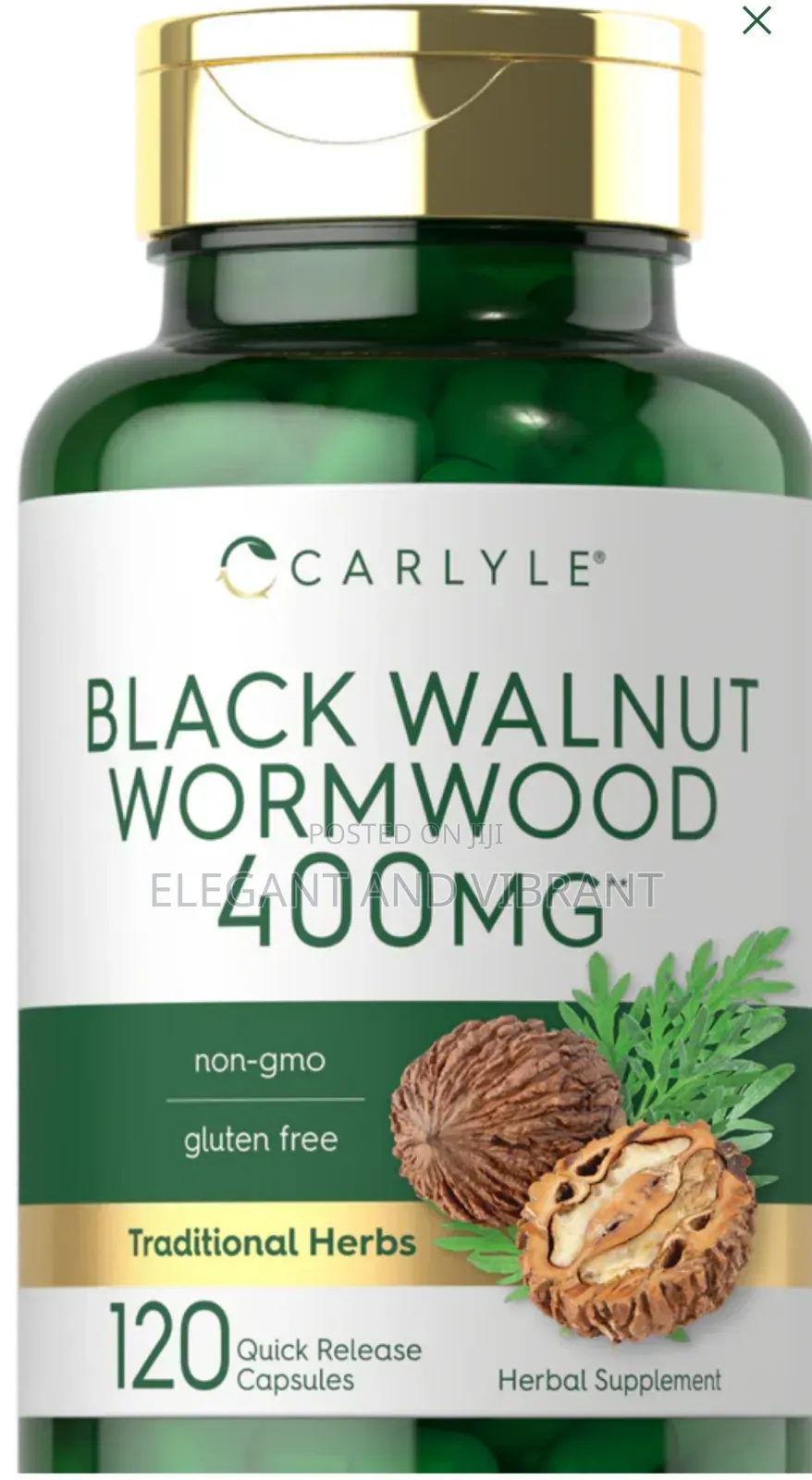 Black Walnut Wormwood | 120 Capsules