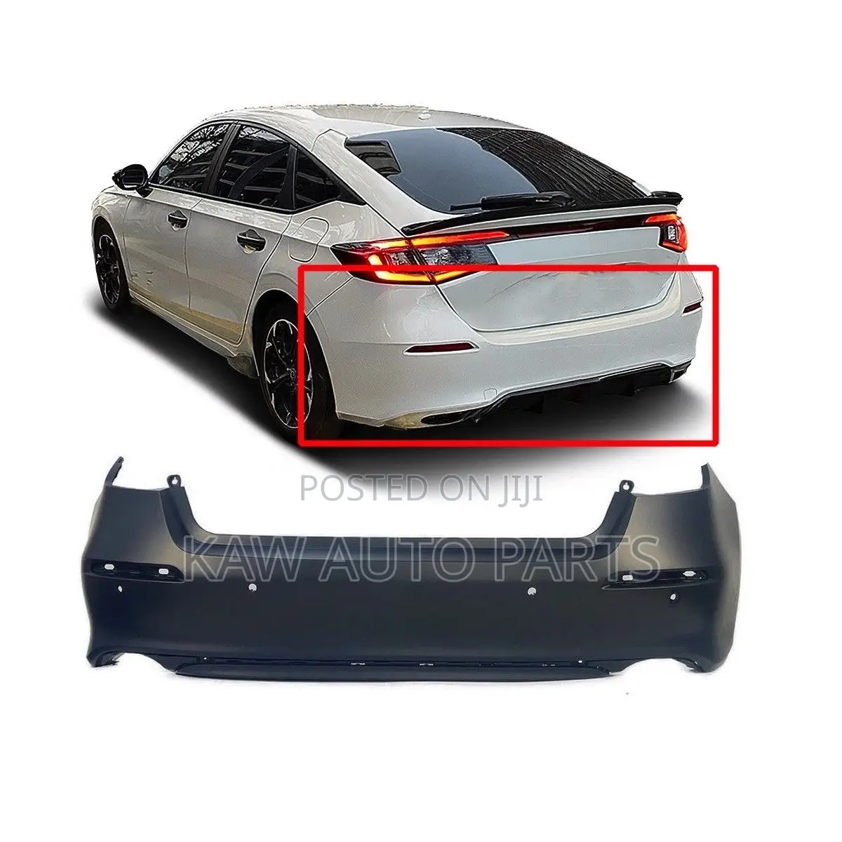 2022,2023,2024,2025 Back , Rear Bumper for Honda Civic