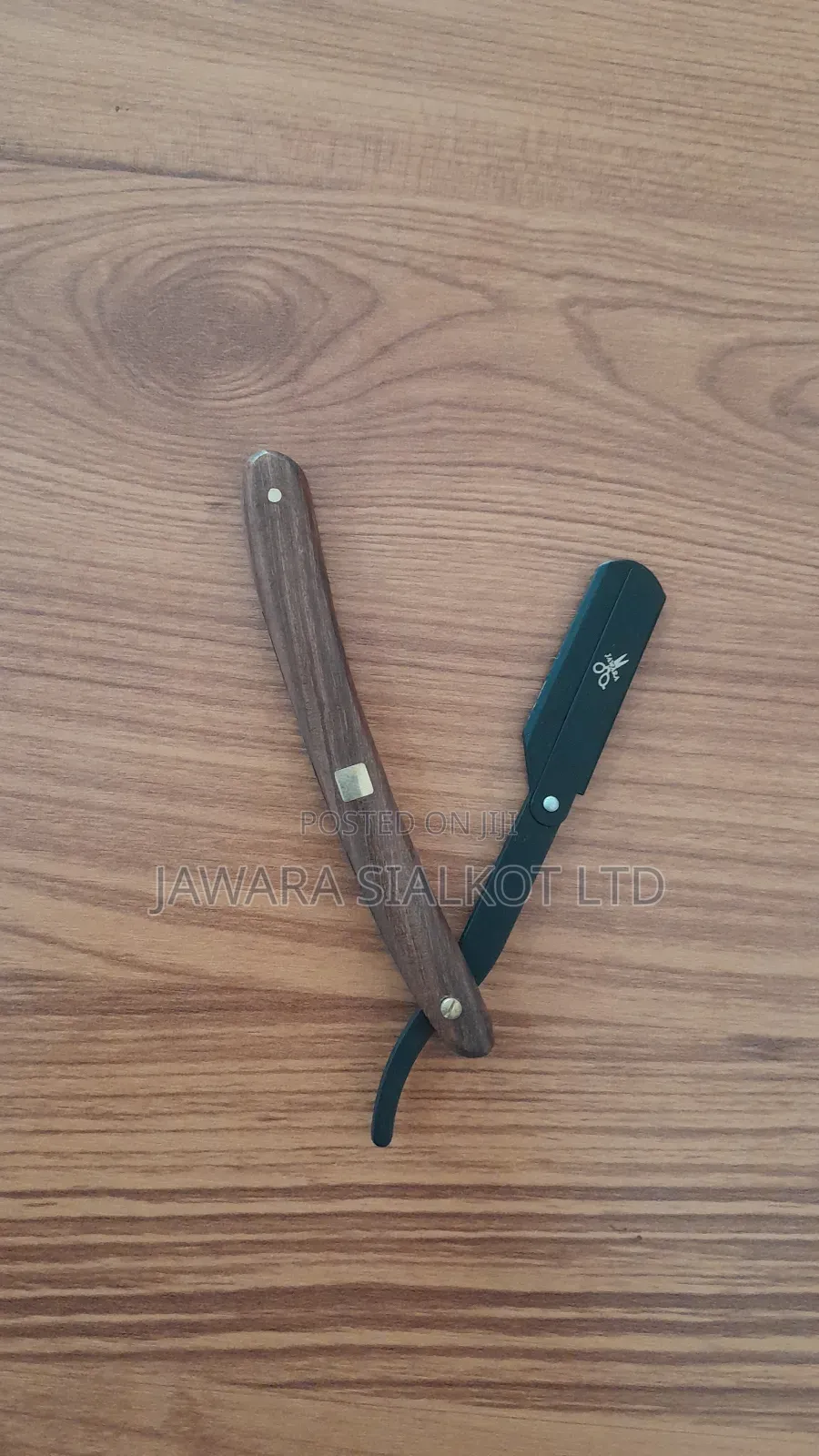 Wooden Handle Shaving Razor Stainless Steel Head