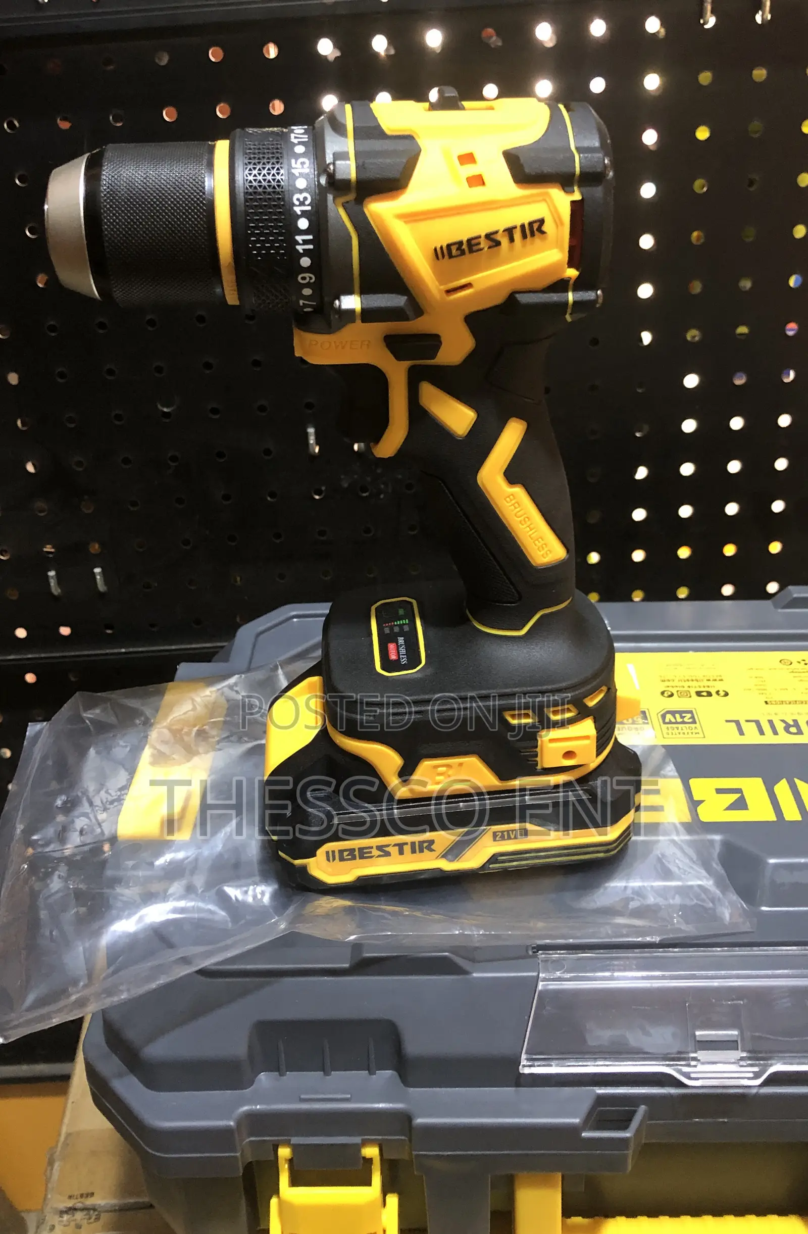 Cordless Brushless Drill 21v