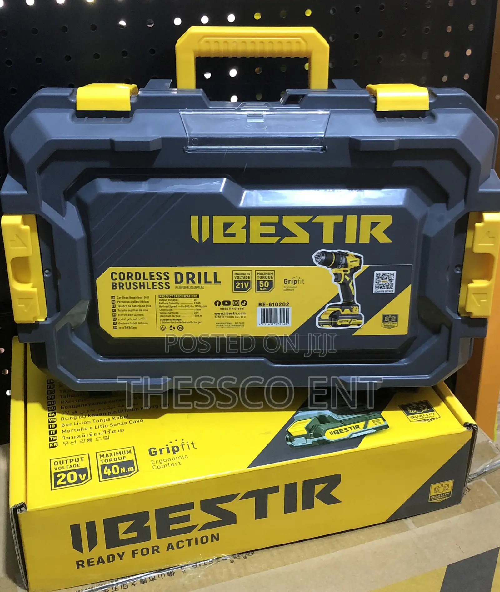 Cordless Brushless Drill 21v