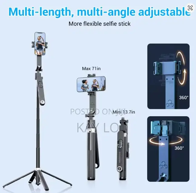 Ai Anti Shake 4-Leg Stand Facial Tracking Gimbal Selfie Stick
