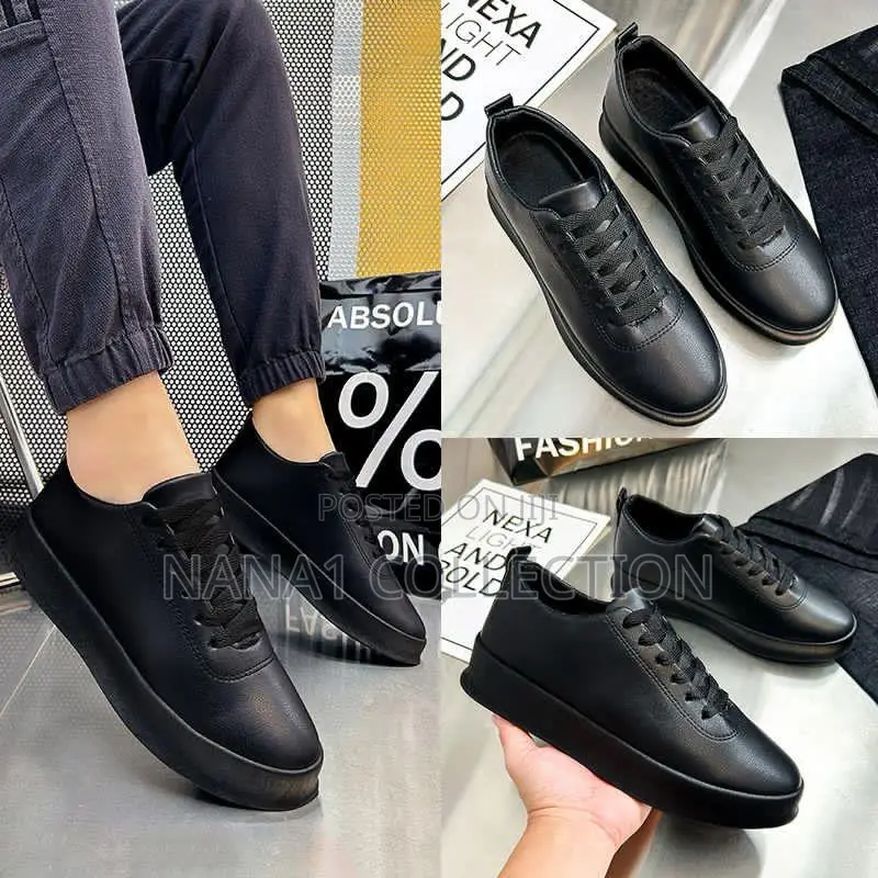 Men’S Casual Lace—Up Sneakers