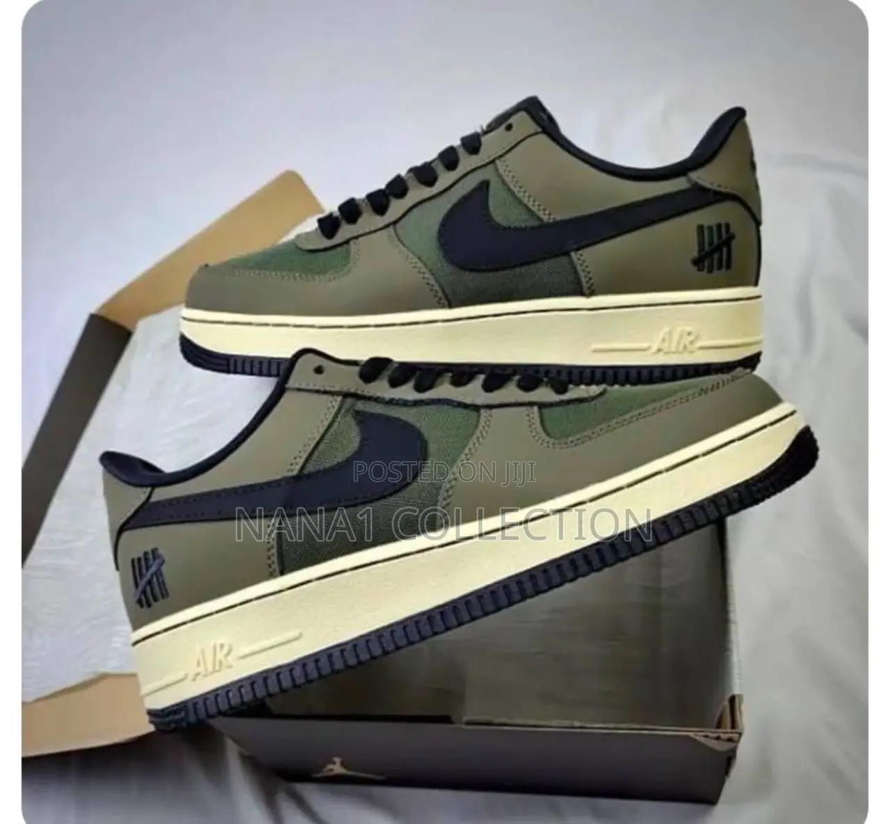 Nike Air Force 1 Undefeated Military Green Sneakers