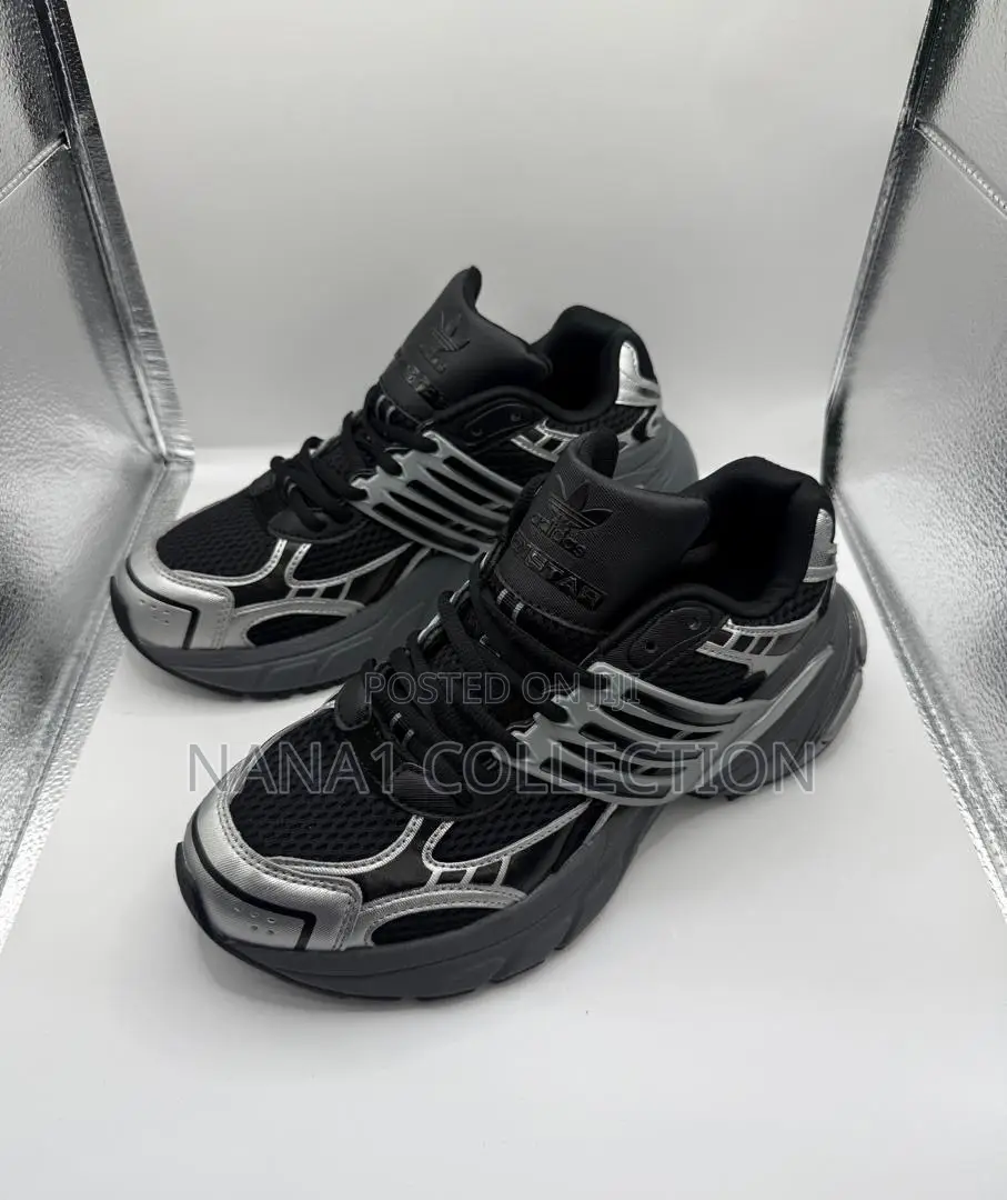 Adidas Adistar Xlg “Core Black/Silver Metallic Sneakers