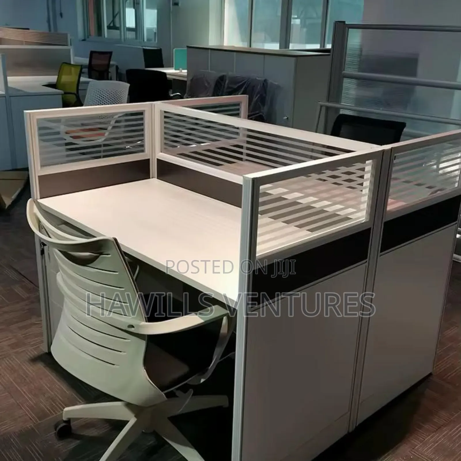 Two in One (2-1)Office Divider Workstation