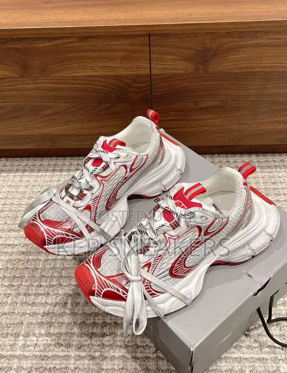 Balenciaga 3xl “White and Red Colorway”