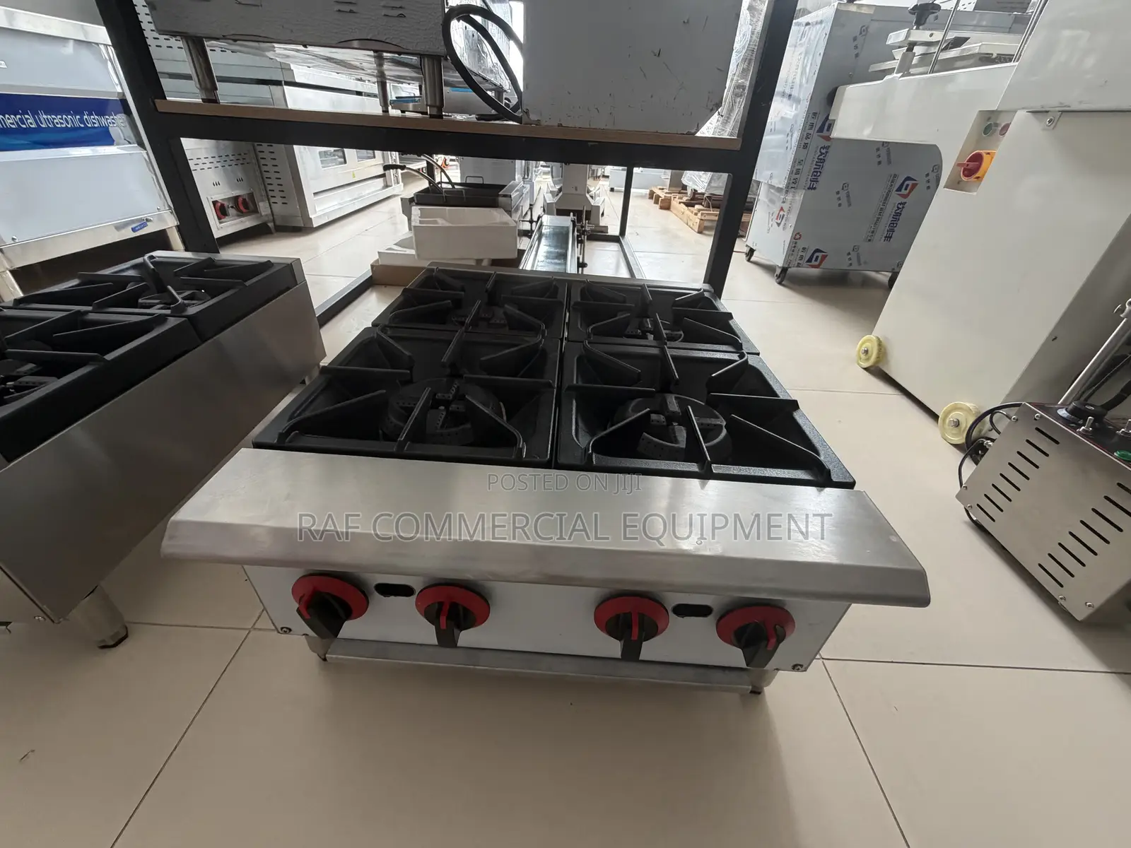 Commercial Tabeltop American 4 Burner Gas Stove