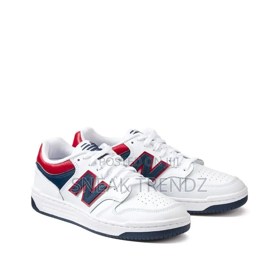 New Balance Nb 1300 White Red and Mn Blue