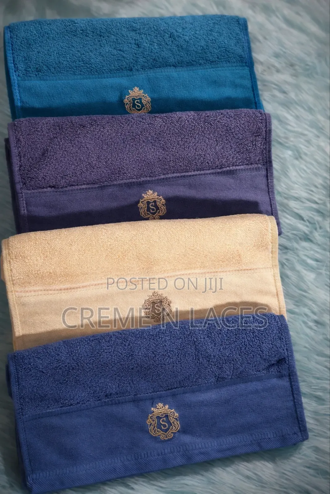 4set Pure Cotton Premium Elegant Bath Towel 75*35cm