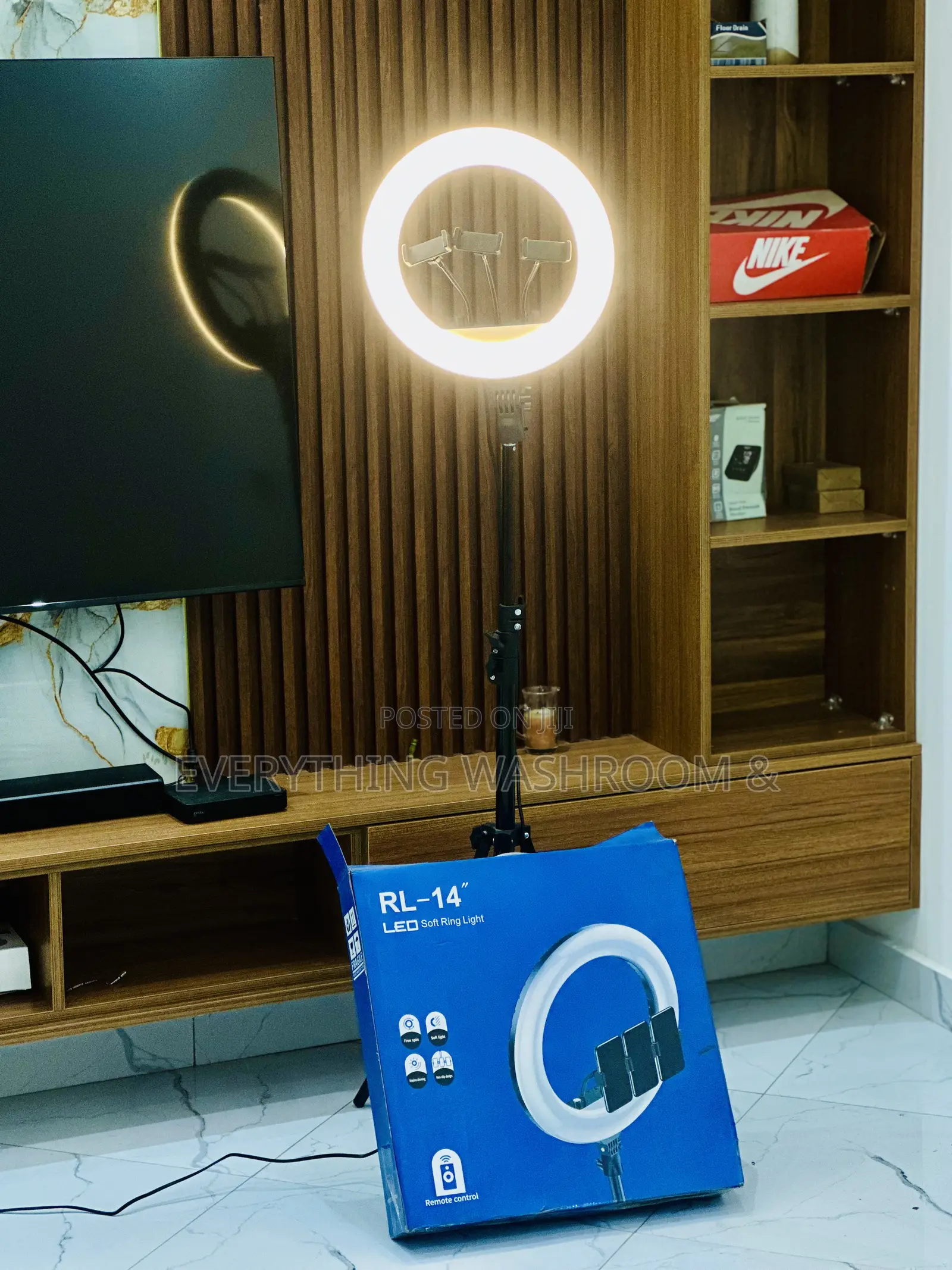 14 Inch Ring Light With Stand,Remote Control and Phone Holder-R14 Led