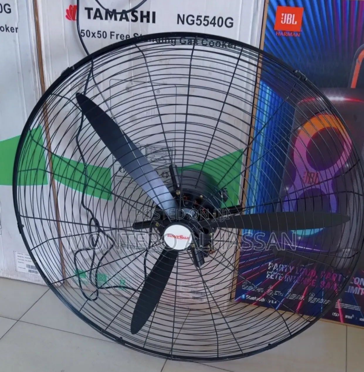 Sunnywalk Industrial Wall Fan 30 Inches