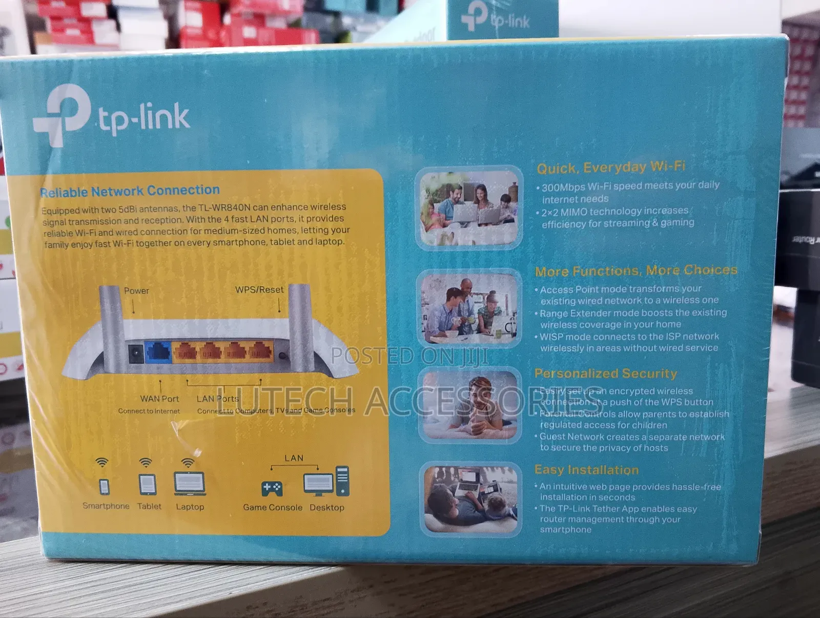 Tp Link 300 Mbps Wireless N Router (Tl-wr840n)
