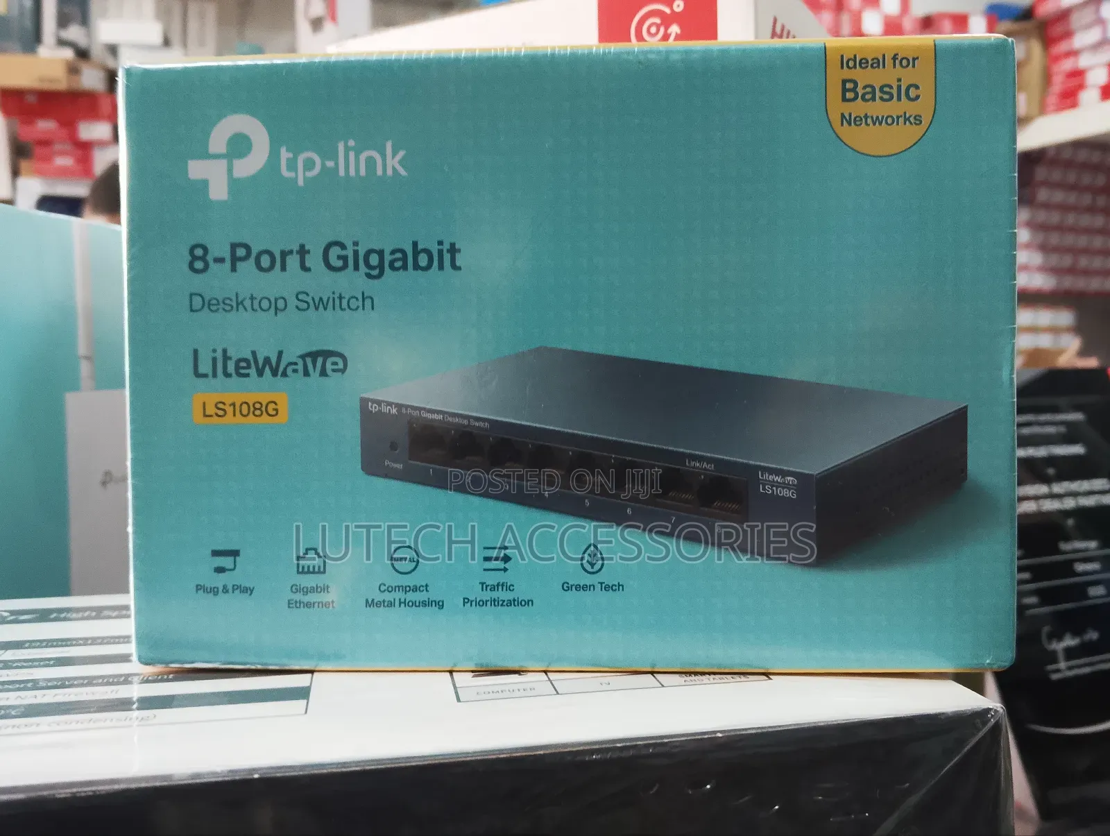 Tp Link 8 Port Gigabit Desktop Switch (Ls108g)