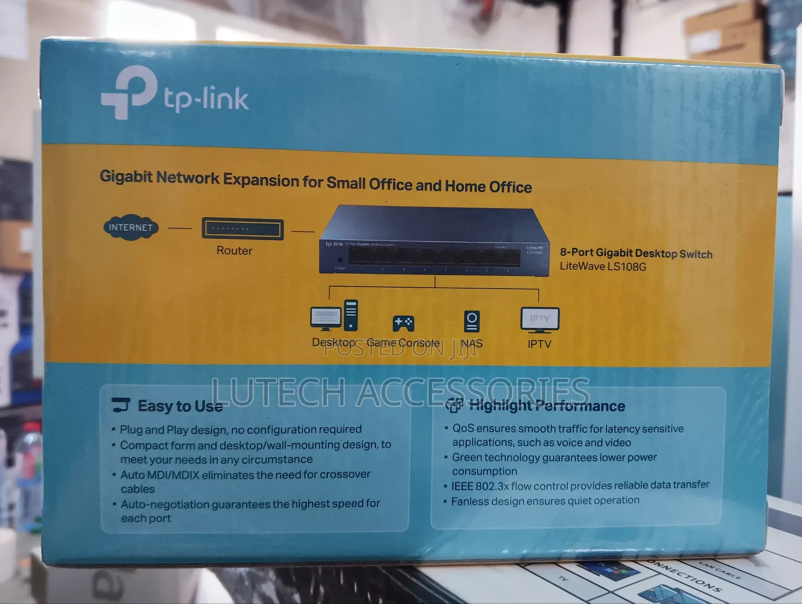 Tp Link 8 Port Gigabit Desktop Switch (Ls108g)