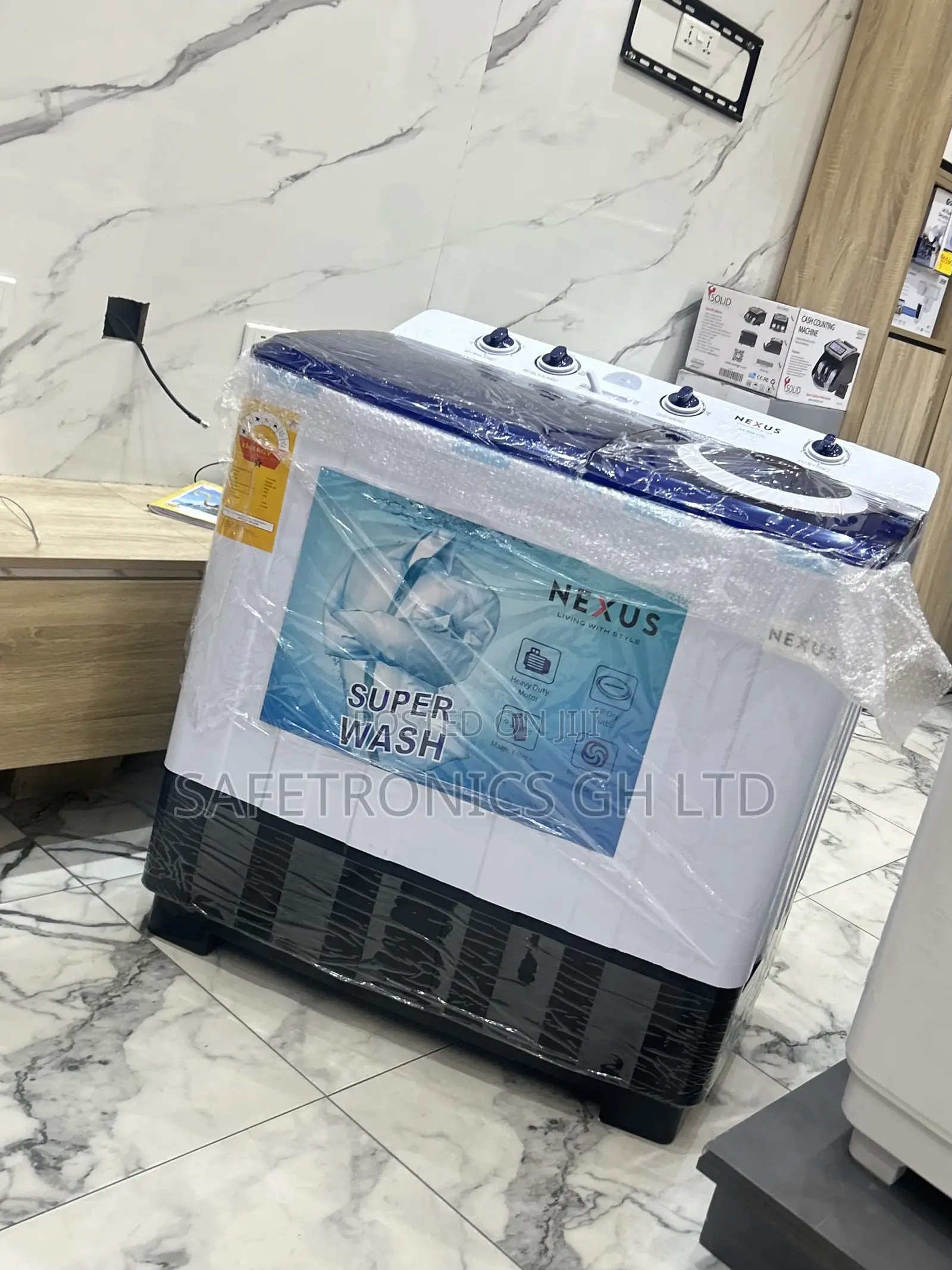 Get Unique 15kg Semiautomatic Nexus Topload White Washer
