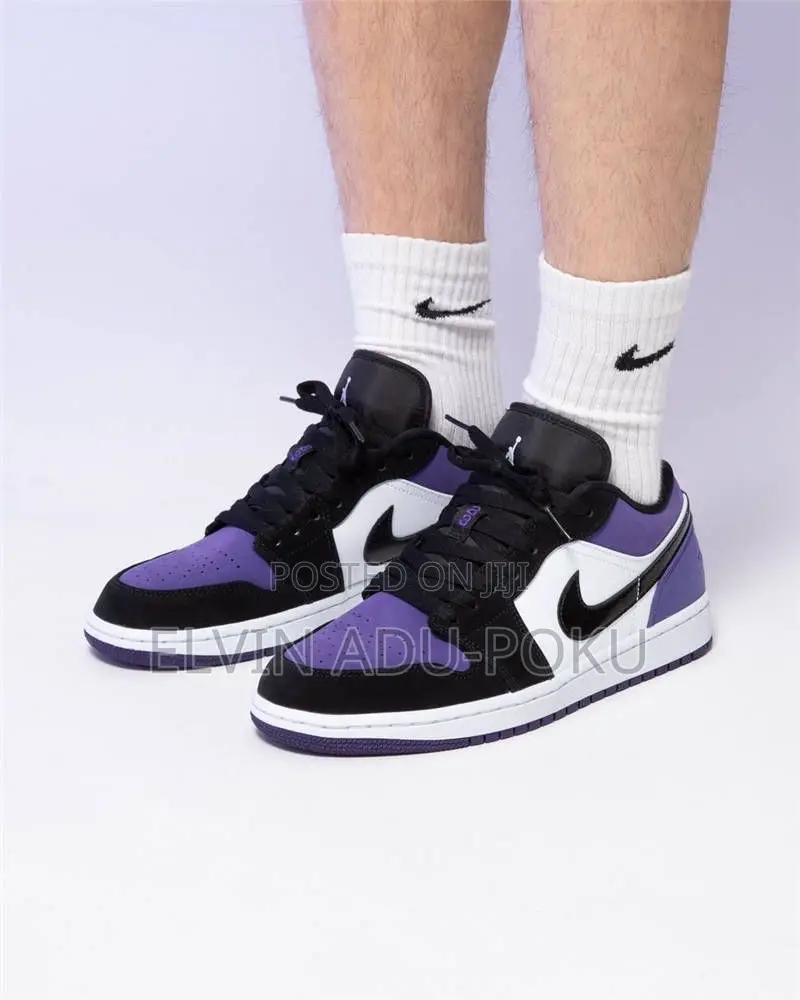 Air Jordan 1 Low ''court Purple'' Sneakers