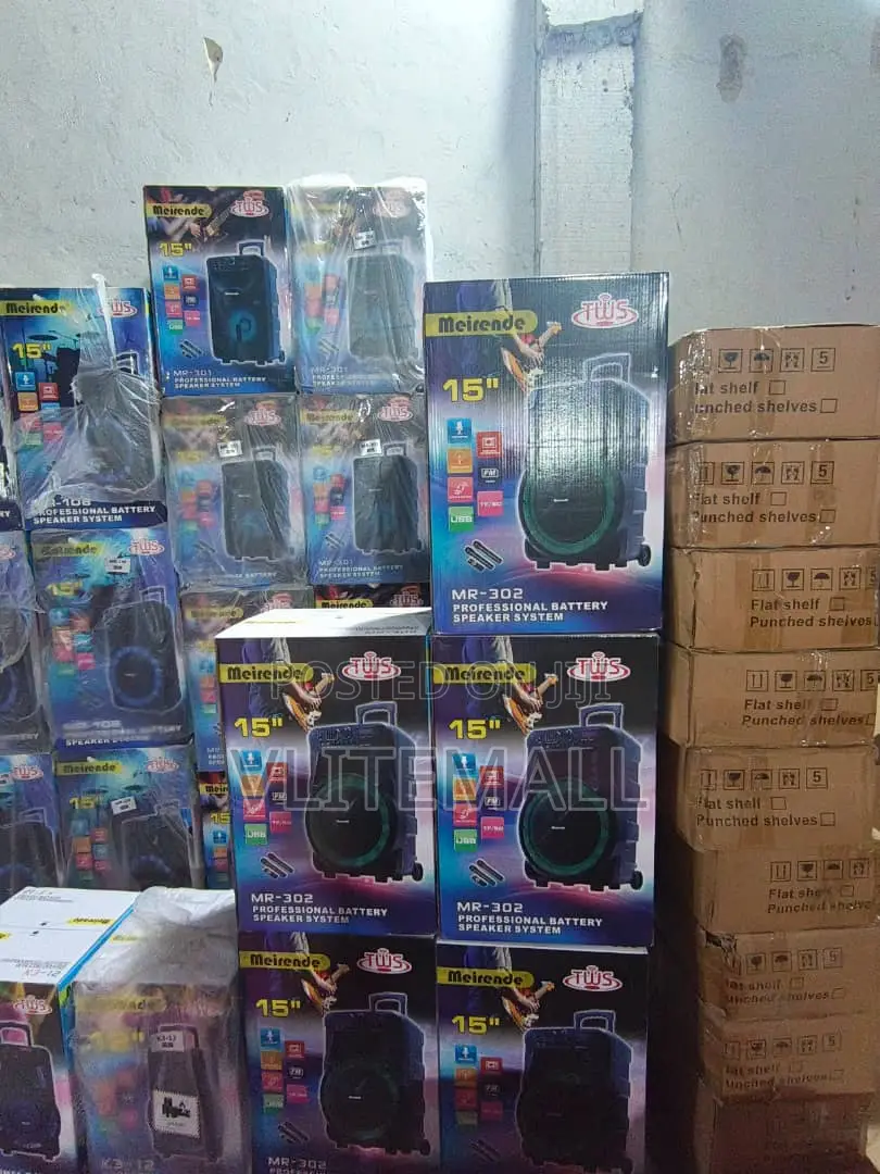 15"-600w Professional Bluetooth Speakers